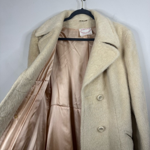 Rawley International Vintage Made in England 100% Mohair Trench Coat Medium - Picture 13 of 16